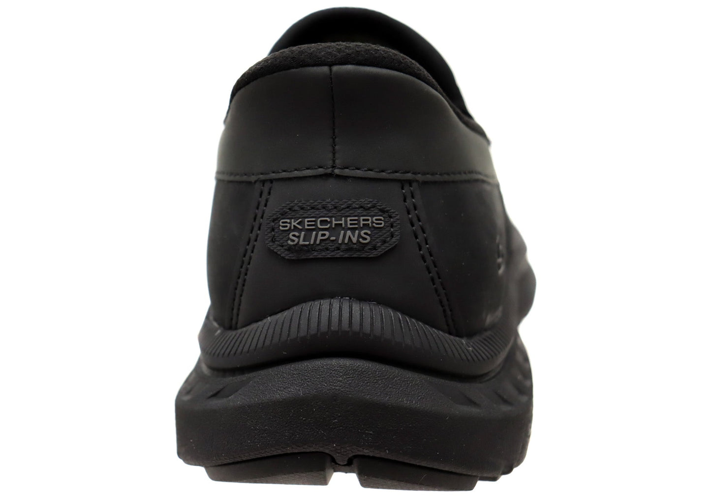 Skechers Mens Slip Ins Pollard Osgood Extra Wide Fit Leather Shoes