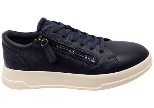 ECCO Move Womens Zip Lace Comfortable Sneakers