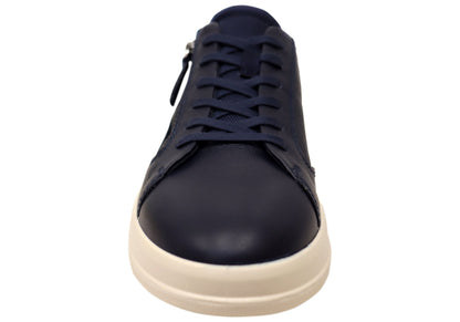 ECCO Move Womens Zip Lace Comfortable Sneakers