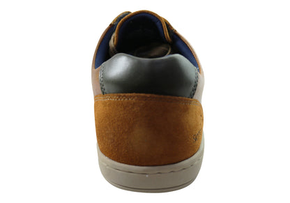 Slatters Bristol Mens Comfortable Leather Lace Up Casual Shoes