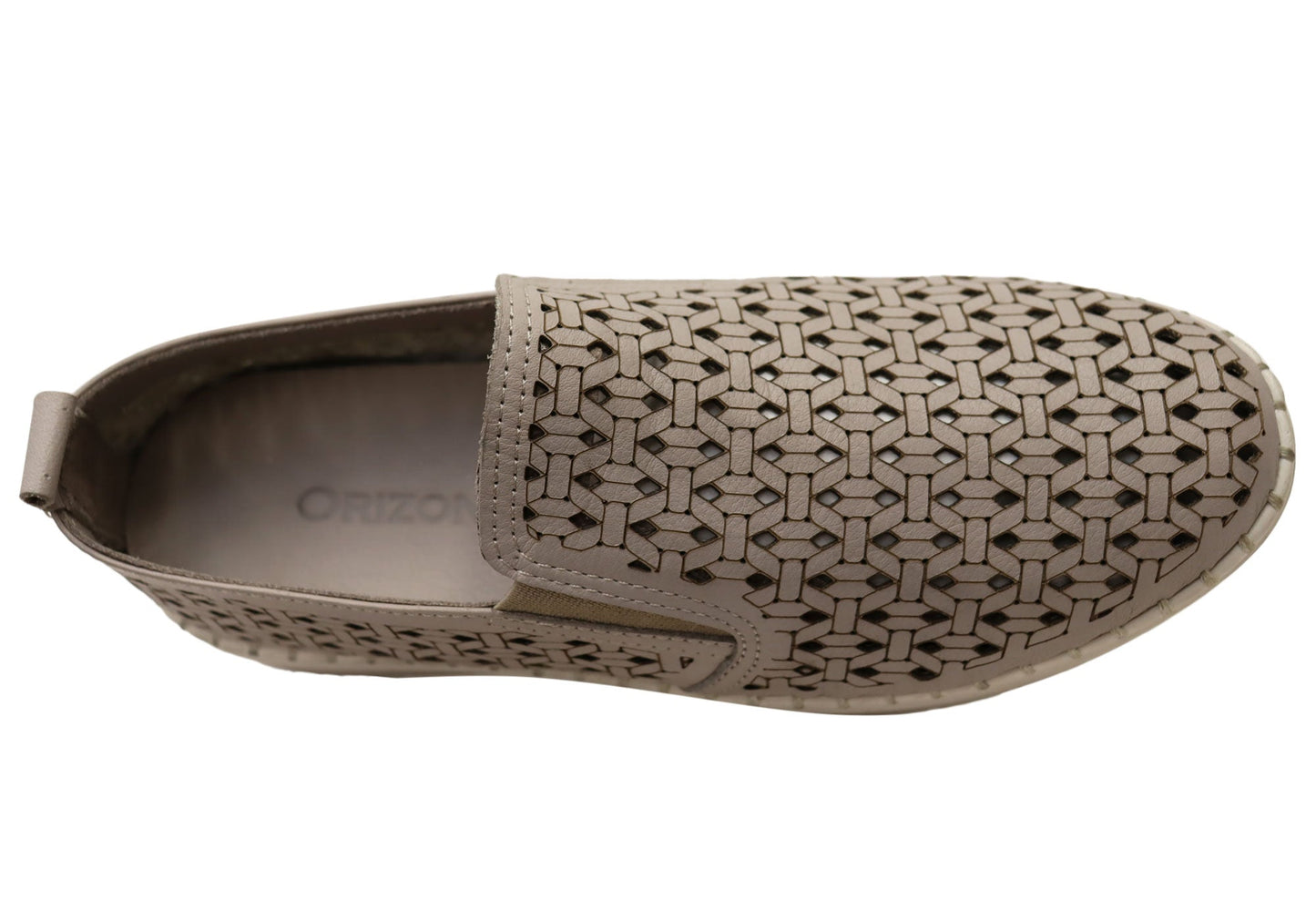 Orizonte Huntlee Womens European Leather Comfortable Slip On Shoes