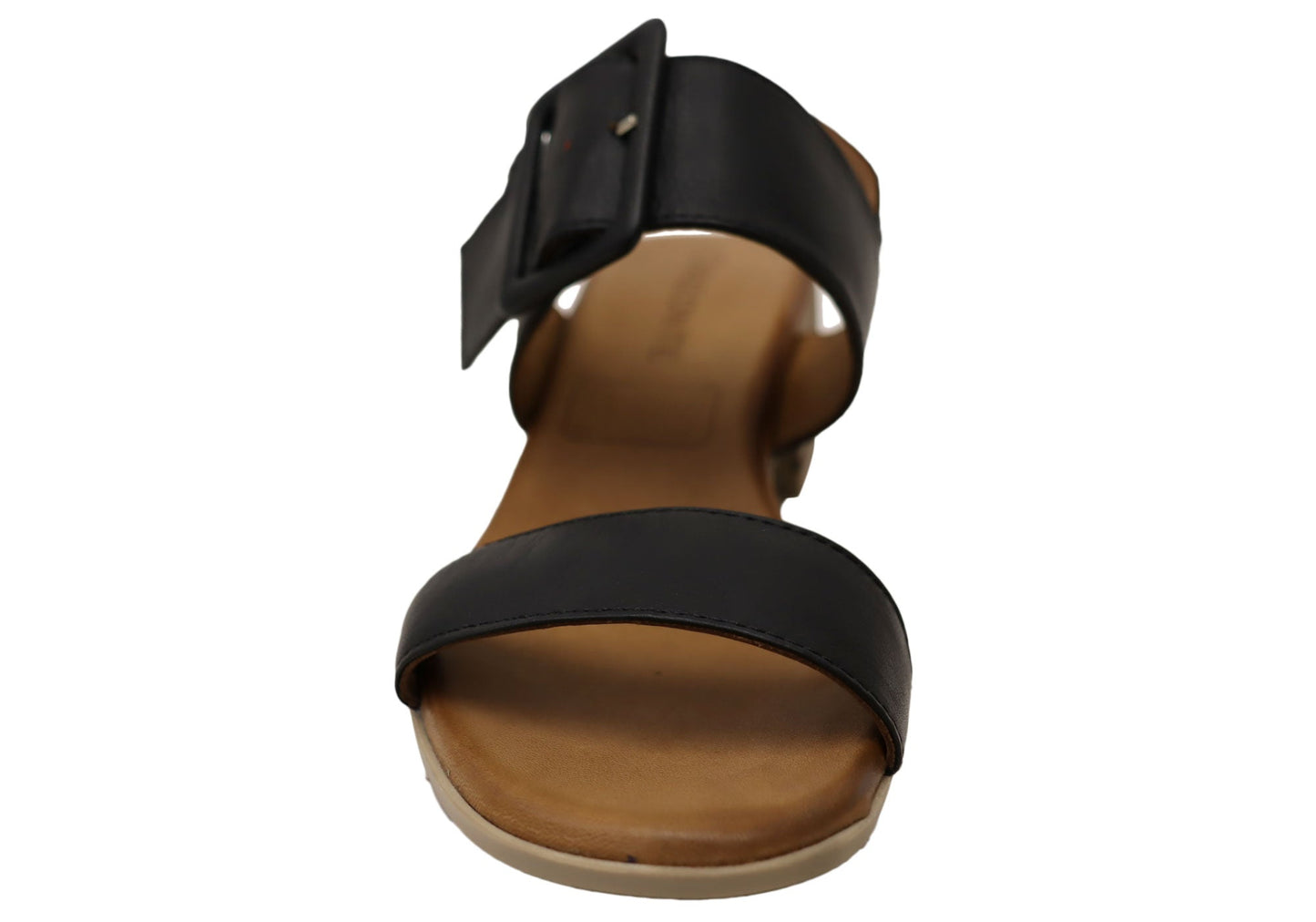 Orizonte Koda Womens Comfortable European Leather Low Heel Sandals
