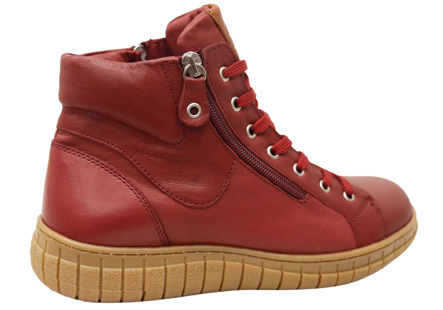 Cabello Comfort Reagan Womens Comfortable Leather European Ankle Boots