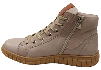 Cabello Comfort Reagan Womens Comfortable Leather European Ankle Boots