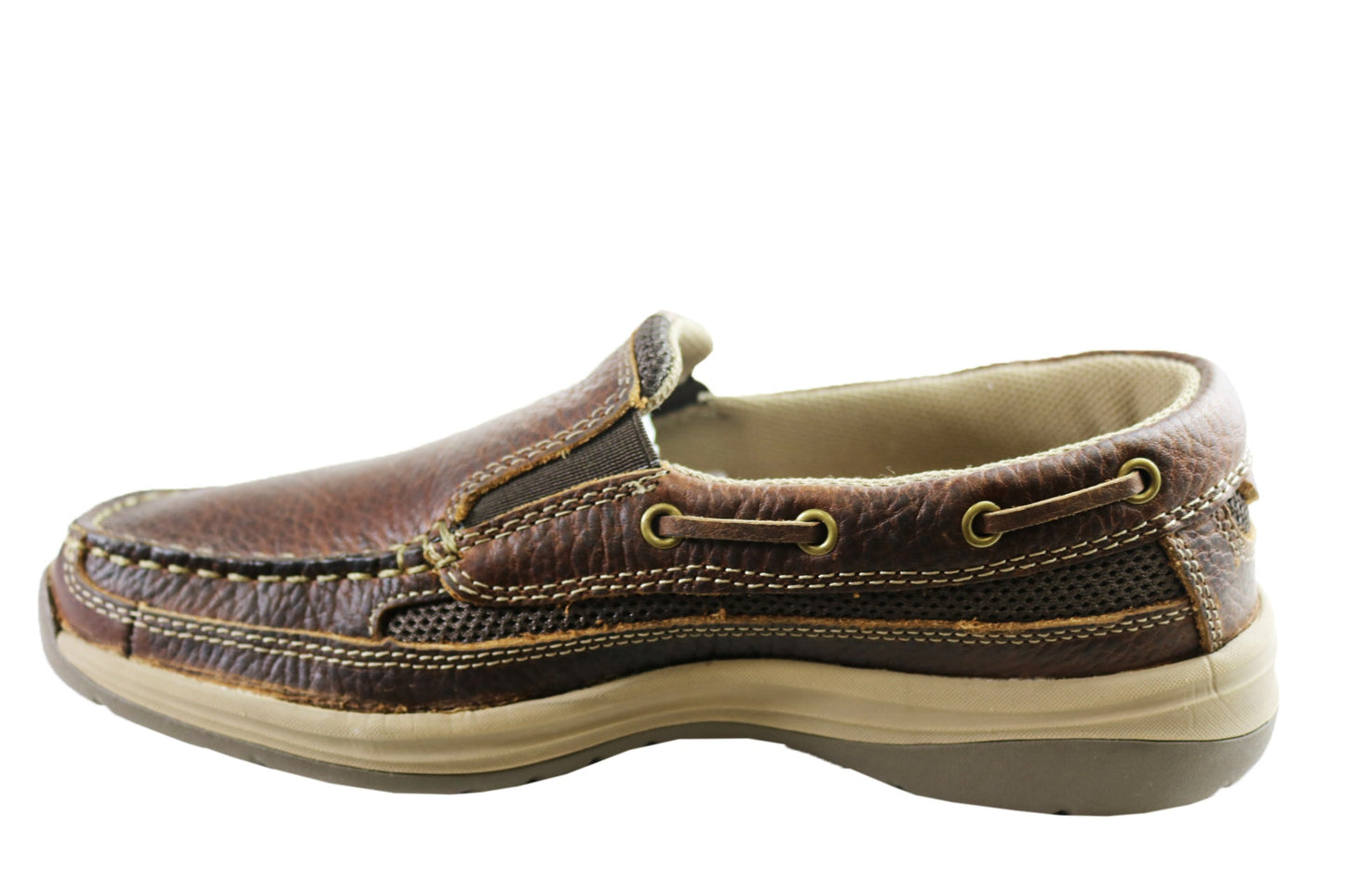 Slatters Splice Mens Smart Casual Leather Loafer Shoes