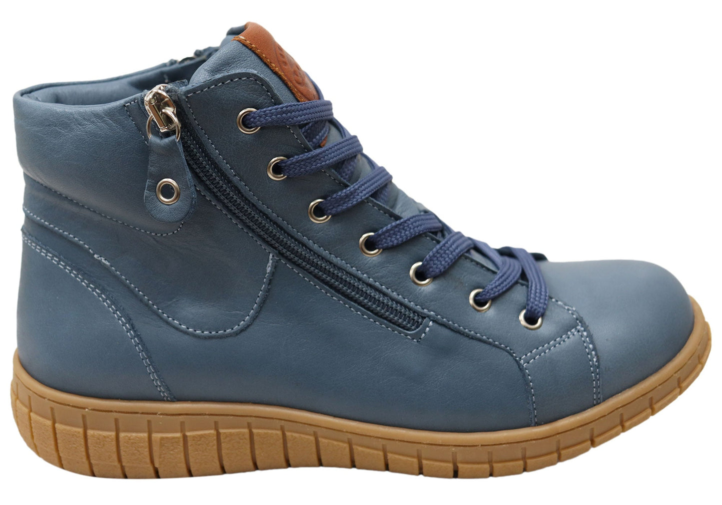 Cabello Comfort Reagan Womens Comfortable Leather European Ankle Boots