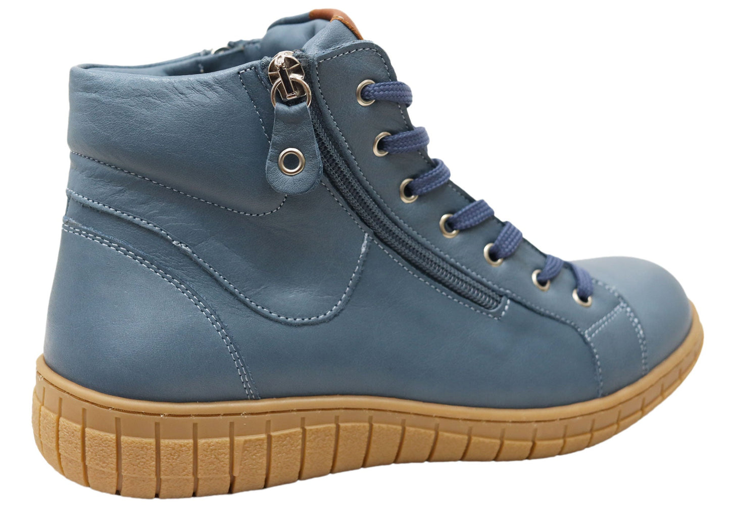 Cabello Comfort Reagan Womens Comfortable Leather European Ankle Boots