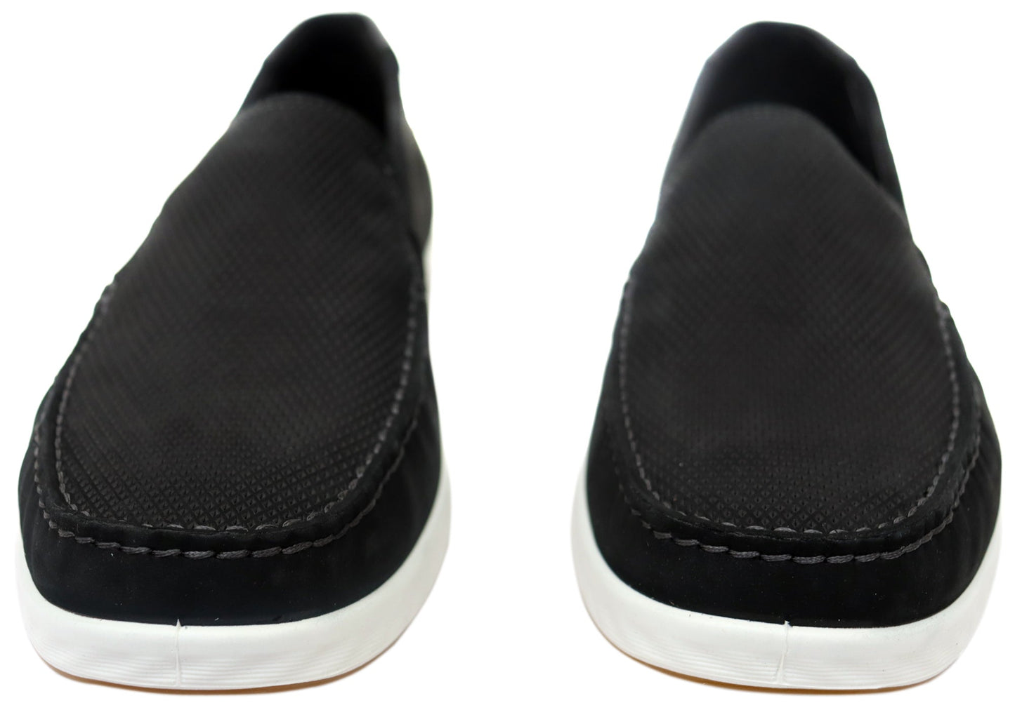 ECCO S Lite Moc Mens Nubuck Leather Moccasin Loafers