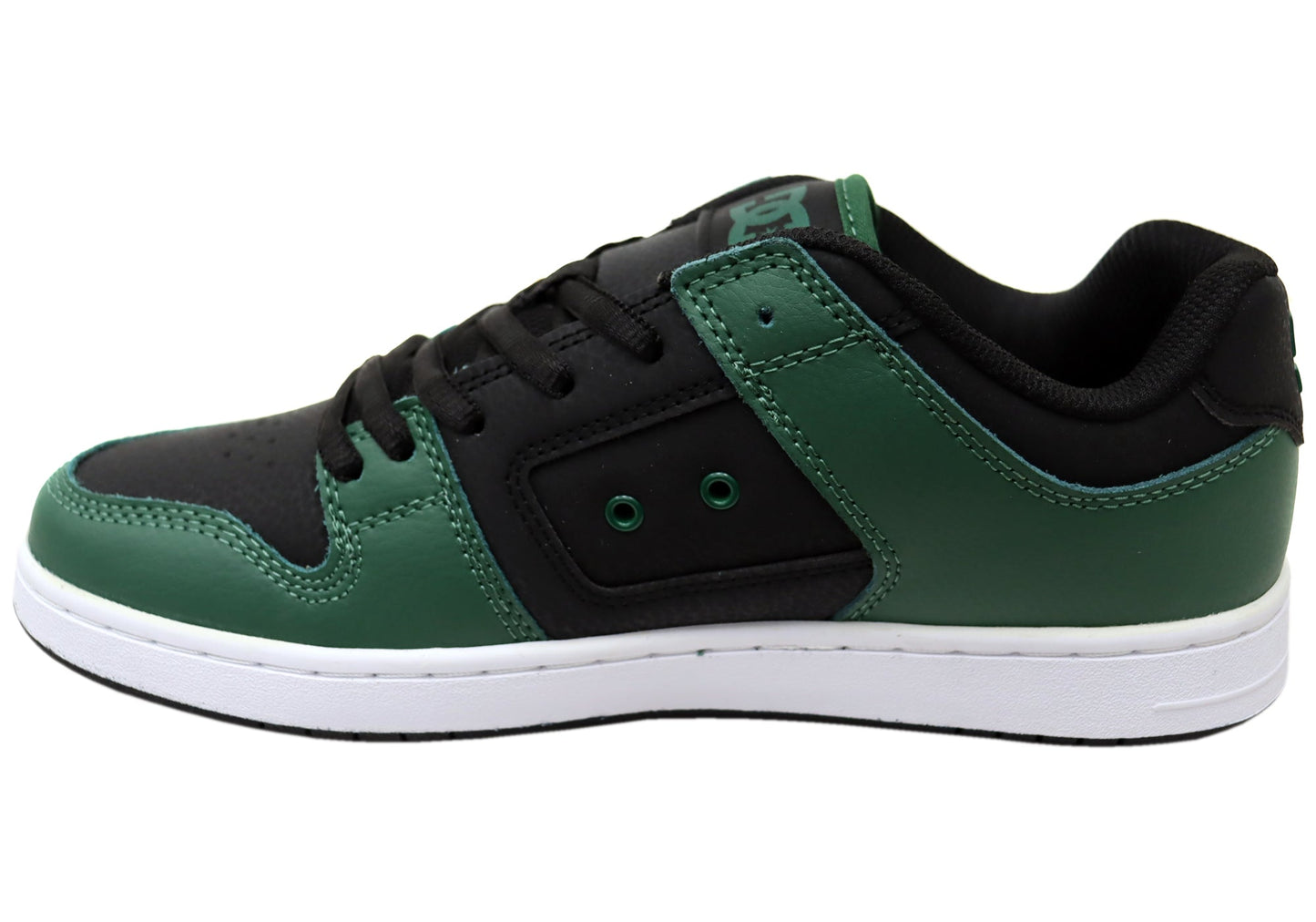 DC Shoes Mens Manteca 4 Comfortable Leather Shoes Black Forest