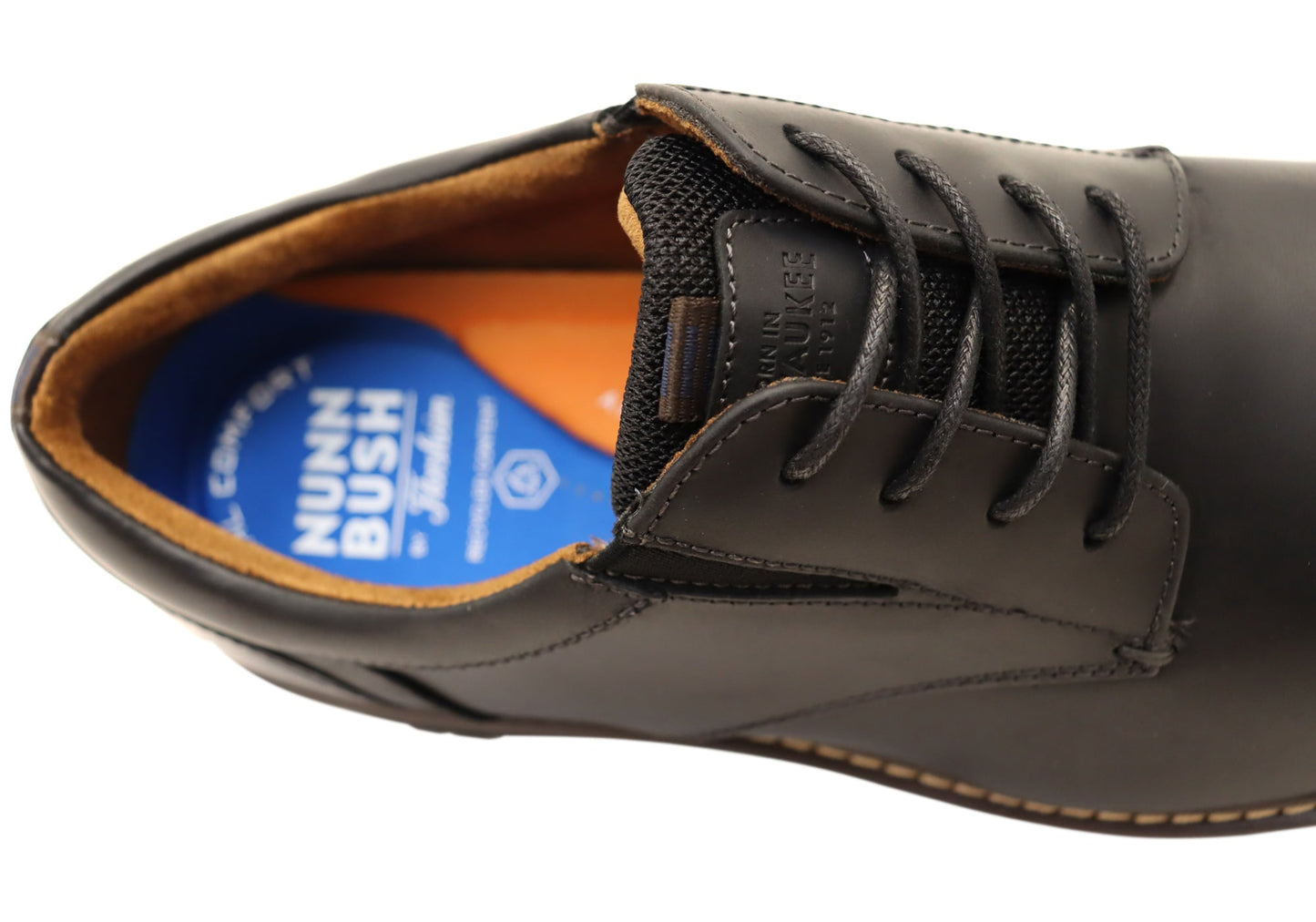Nunn Bush By Florsheim Mens EE Extra Wide Griff Plain Toe Shoes