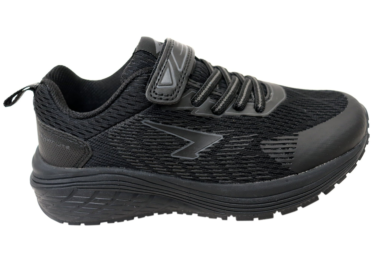 Sfida Prota Kids Boys Adjustable Strap Athletic Shoes Black Black