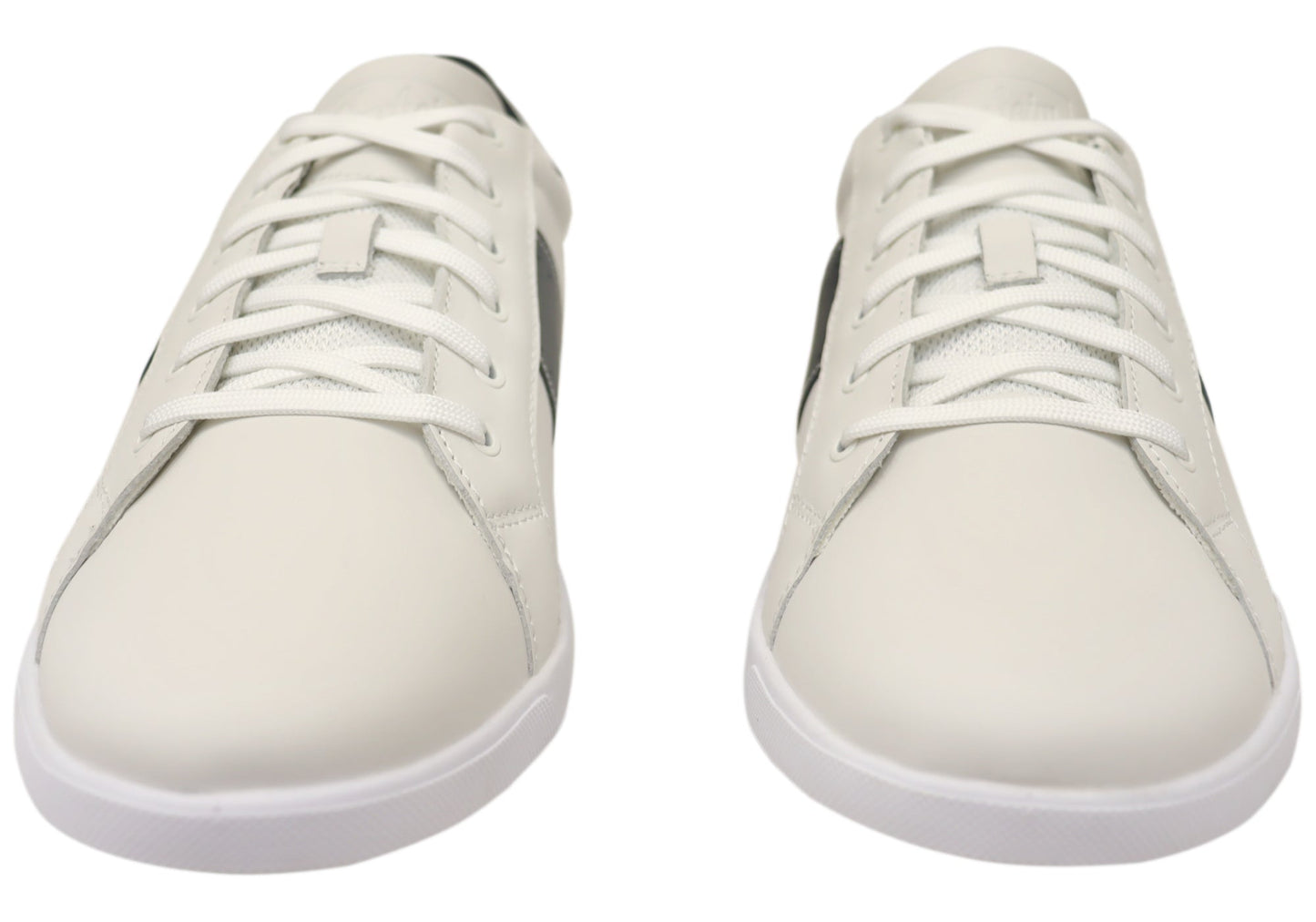 Florsheim Mens Leather EE Extra Wide Crossover 2 Lace To Toe Sneakers