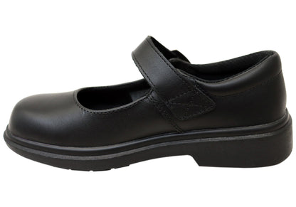 Skechers Kids Girls Smooth Tracks Elegant Steps Leather School Shoes