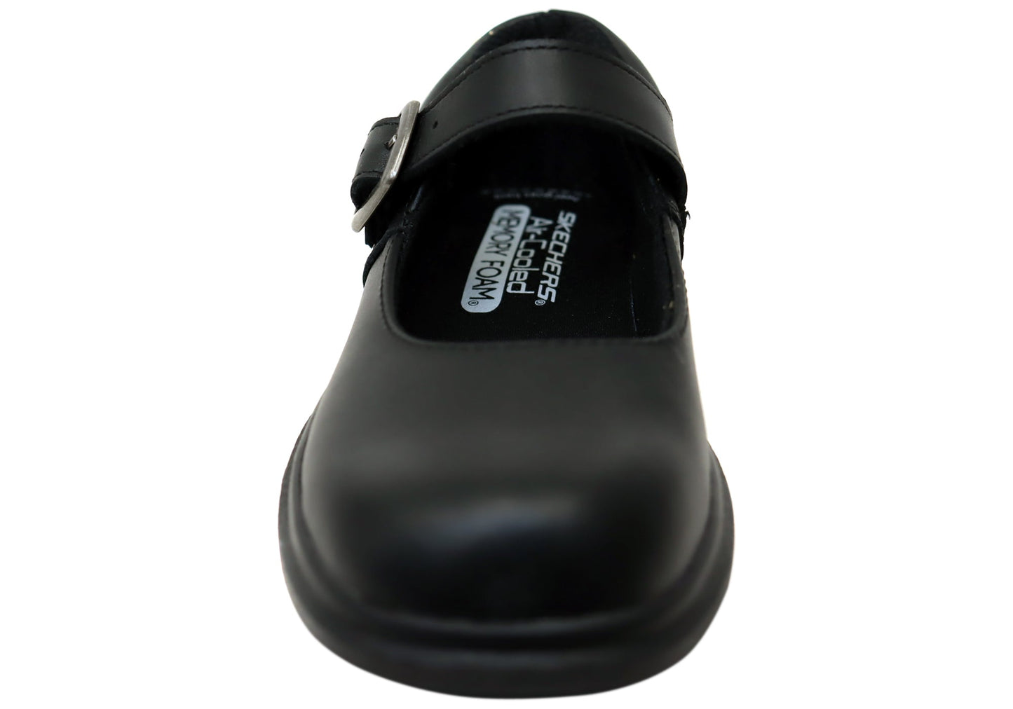 Skechers Kids Girls Smooth Tracks Elegant Steps Leather School Shoes