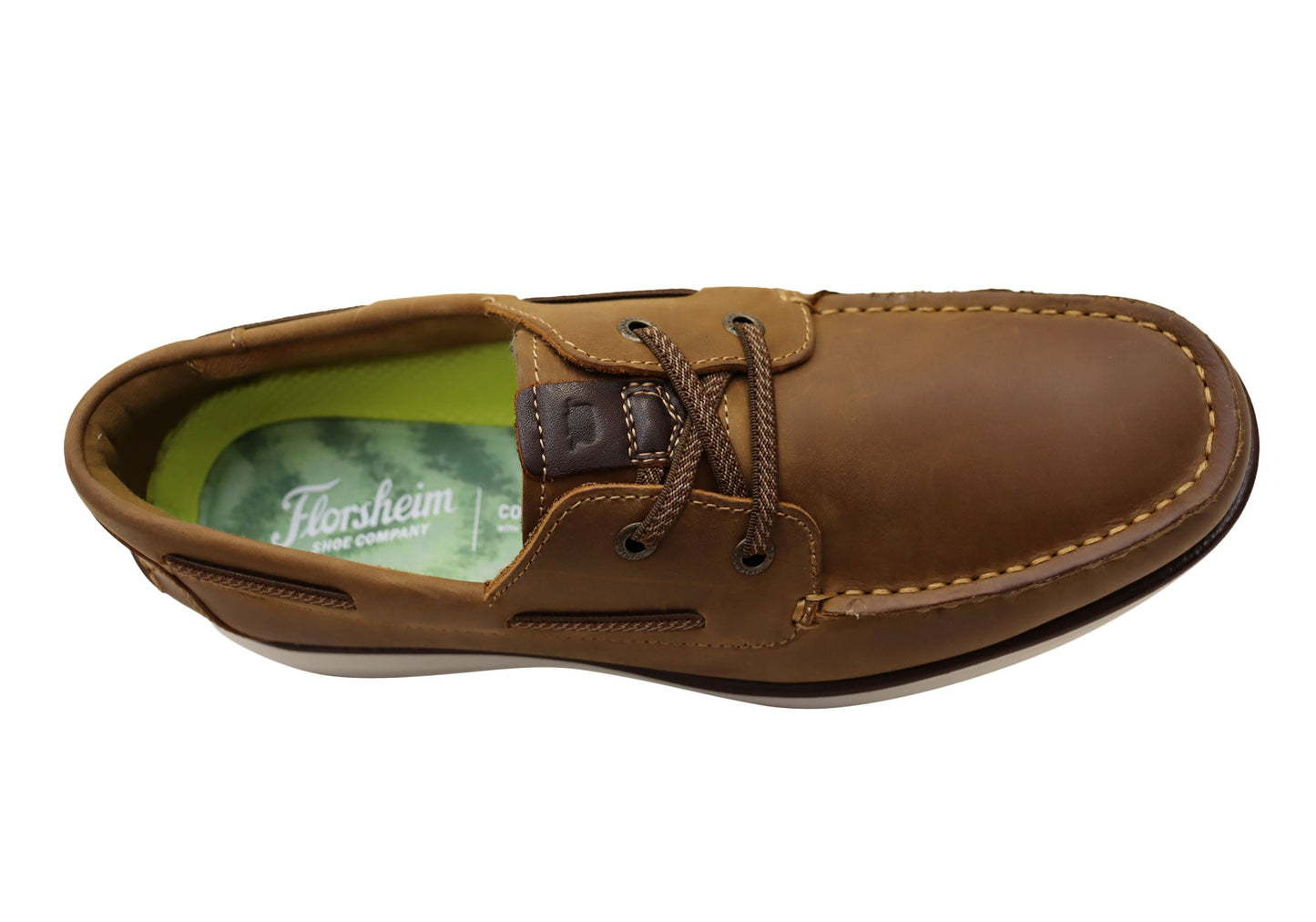 Florsheim Mens Tropics 2 Eye EE Extra Wide Tropics 2 Eye Boat Shoes
