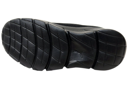 Puma FlexFocus Modern AC+ PS Kids Comfortable Black Shoes