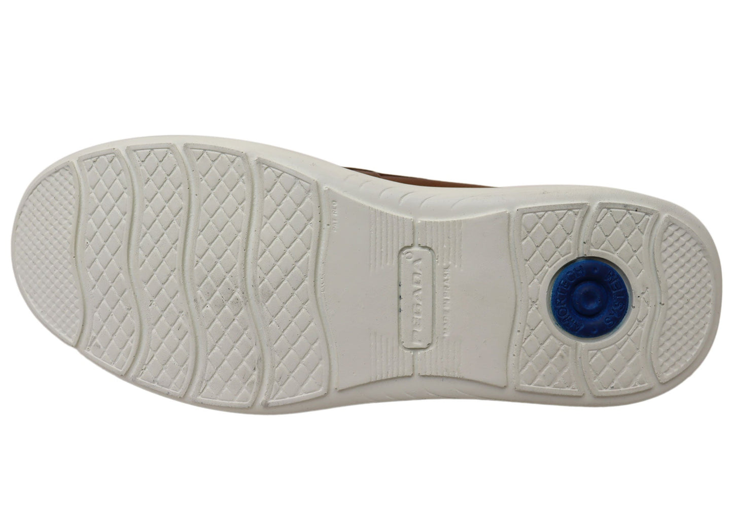 Pegada Vico Mens Leather Comfortable Casual Boat Shoes Made In Brazil