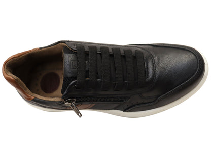Pegada Zander Mens Slip On Comfortable Brazilian Leather Casual Shoes