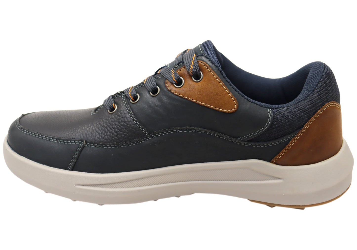 Explorer Rodger Mens Comfortable Leather Lace Up Casual Shoes