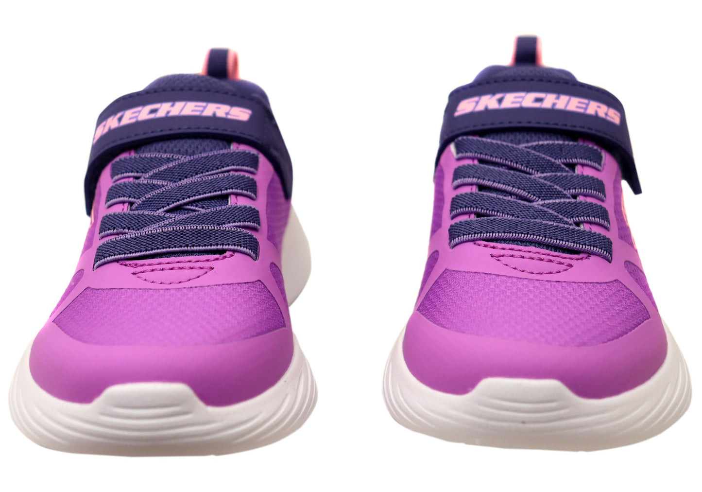 Skechers Kids Infants Girls Dyna Light Comfortable Shoes Purple Blue