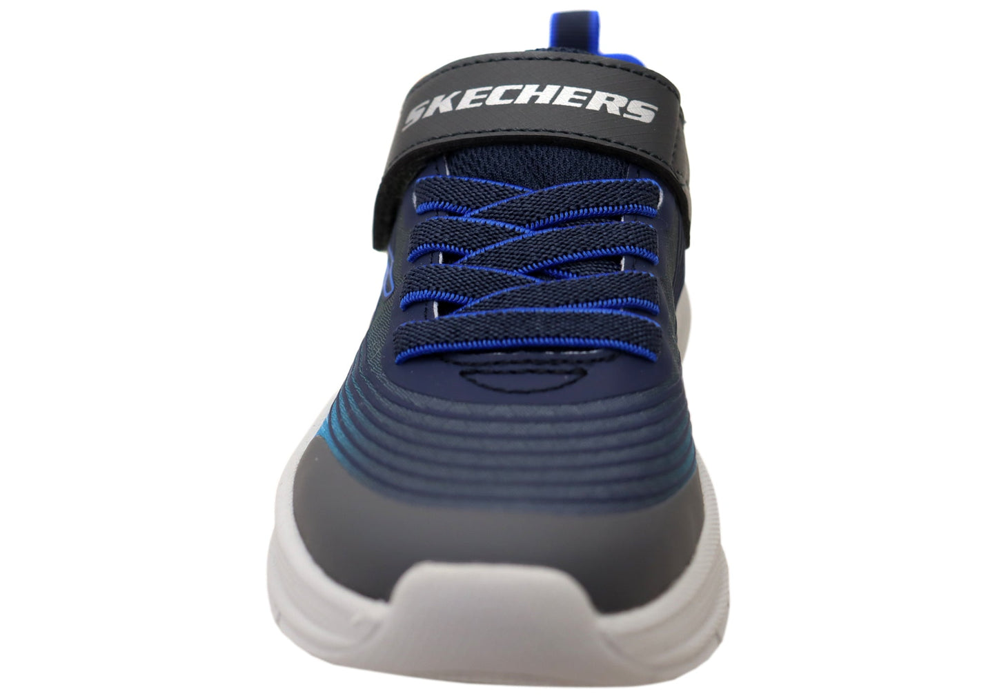 Skechers Kids Infants Boys Microspec Advance Shoes Navy Blue