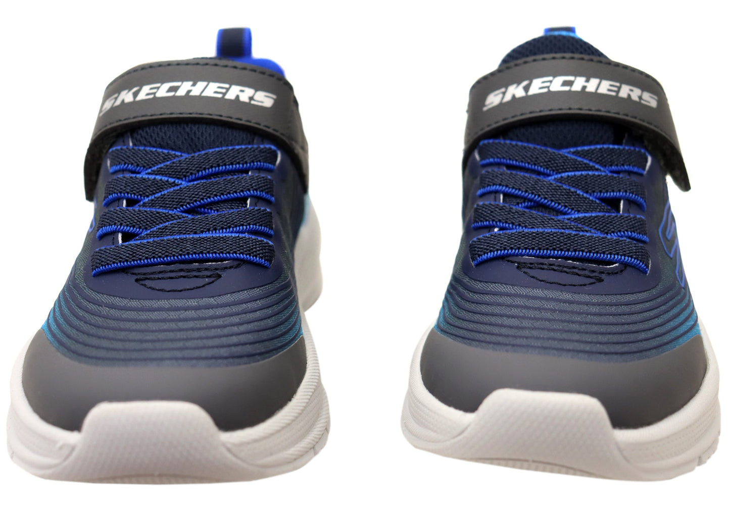 Skechers Kids Infants Boys Microspec Advance Shoes Navy Blue