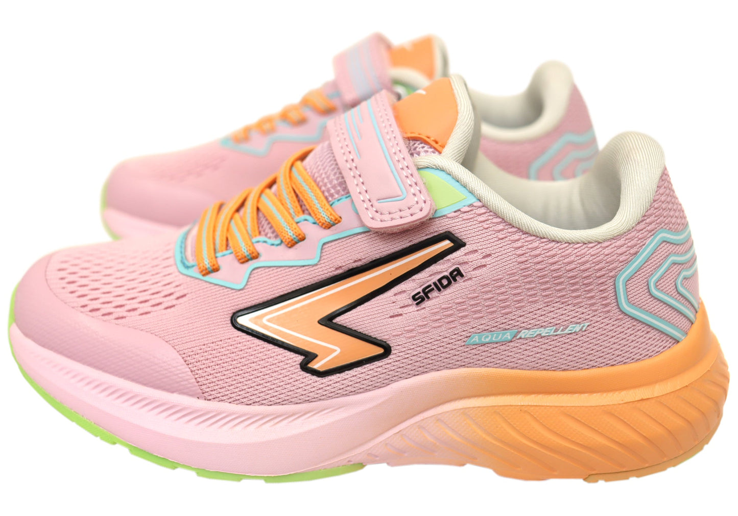 Sfida Brazen Kids Girls Comfortable Adjustable Strap Athletic Shoes