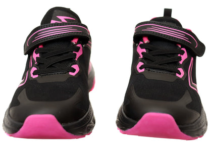 Sfida Dash Kids Girls Comfortable Adjustable Strap Athletic Shoes