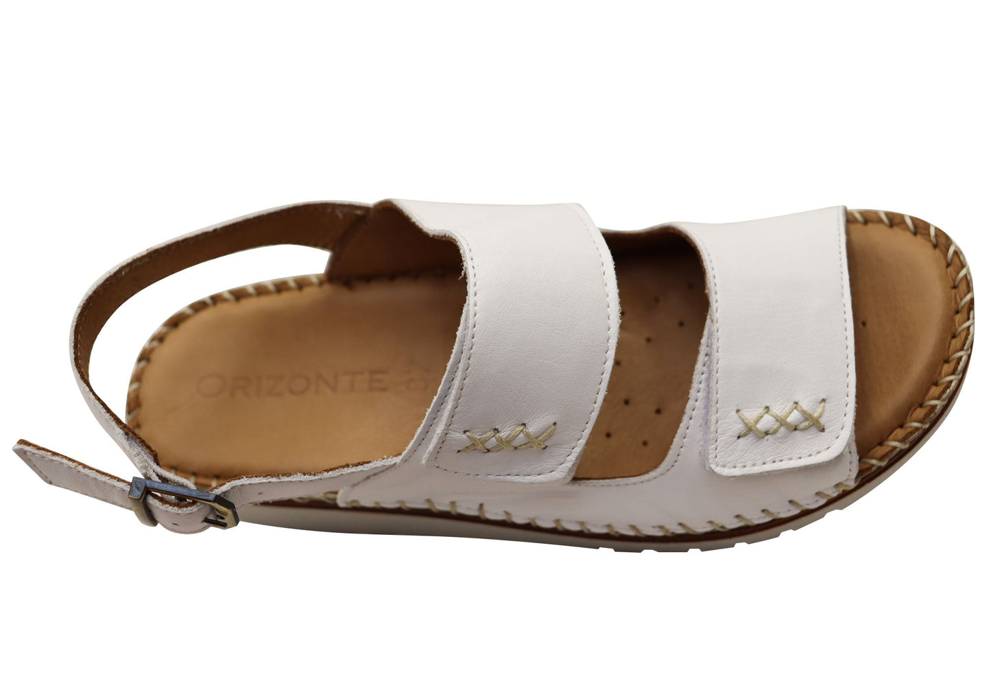 Orizonte Ivoryembrace Womens Comfortable European Leather Sandals