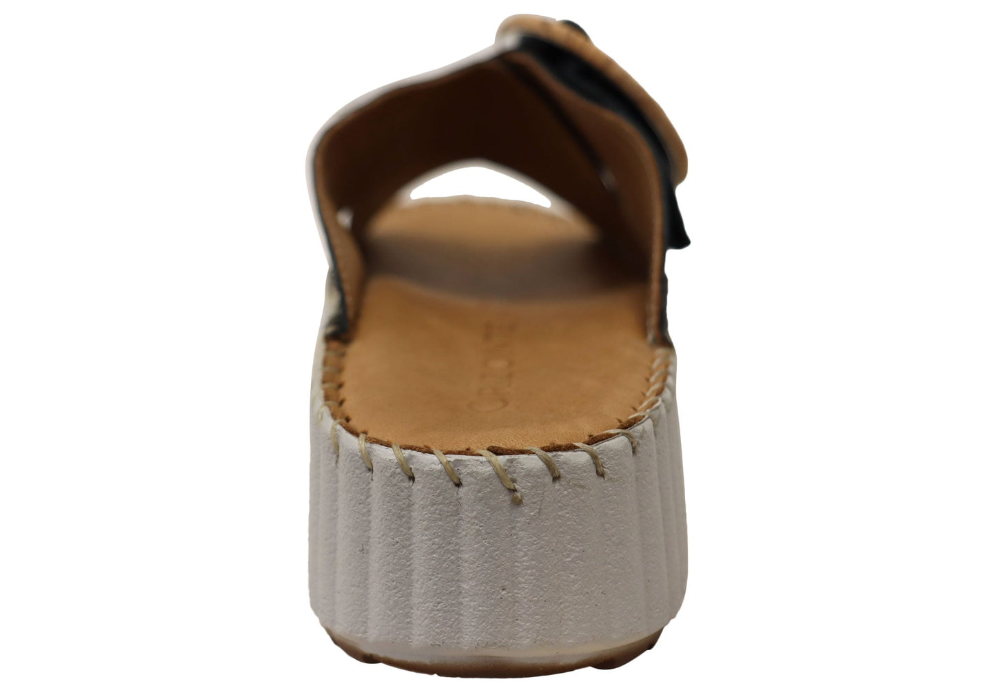 Orizonte Noblenest Womens Comfortable European Leather Slides Sandals