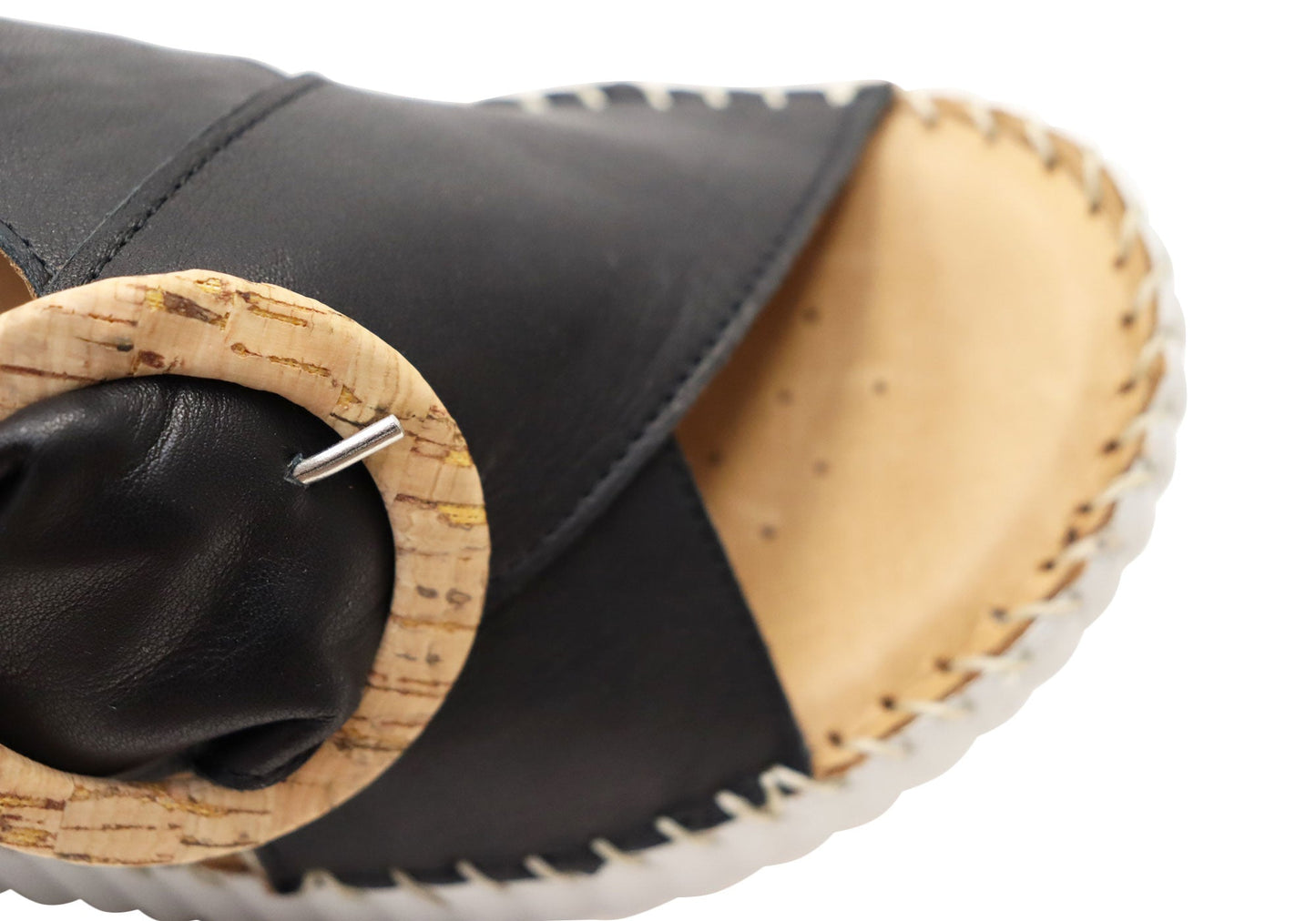 Orizonte Noblenest Womens Comfortable European Leather Slides Sandals