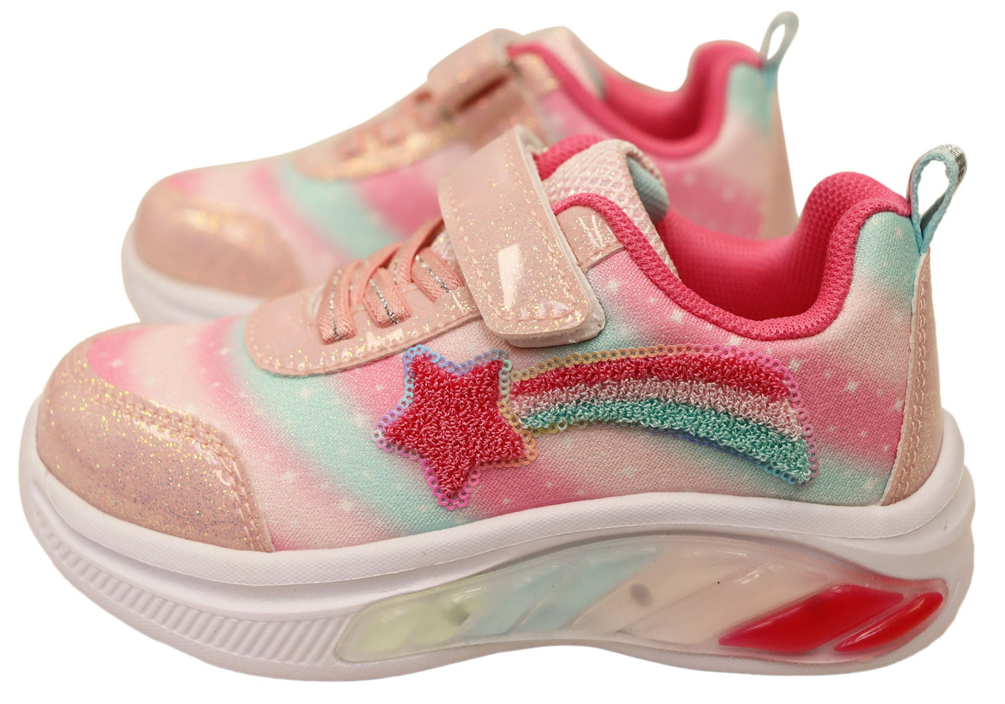 Koala Lights Kids Girls Starr Comfortable Light Up Shoes