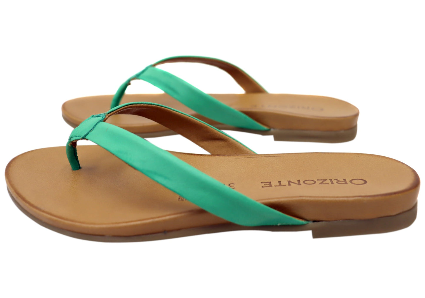 Orizonte Ellaease Womens Comfortable European Leather Thongs Sandals