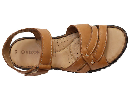 Orizonte Breezewalk Womens Comfortable European Leather Sandals