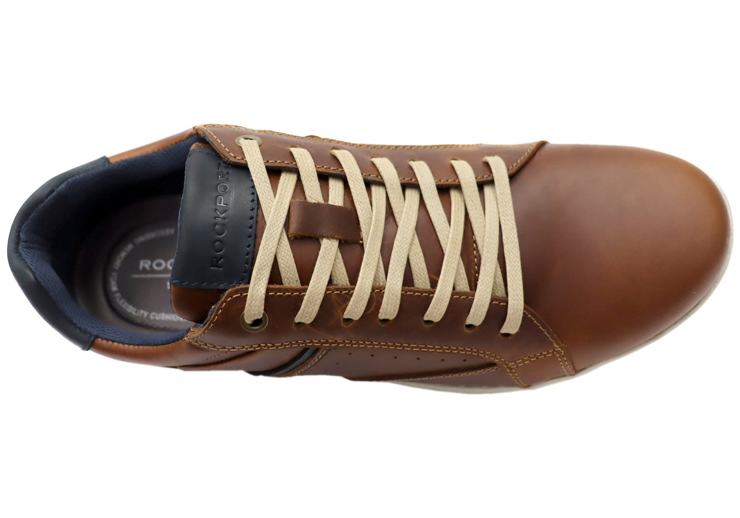 Rockport Jeb RO Mens Leather Comfortable Lace Up Shoes