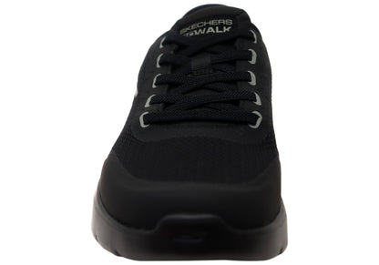 Skechers Mens Go Walk Flex Netro Extra Wide Fit Comfort Slip On Shoes