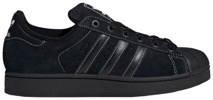 Adidas Originals Men's Black Superstar II Sneakers, ID8723