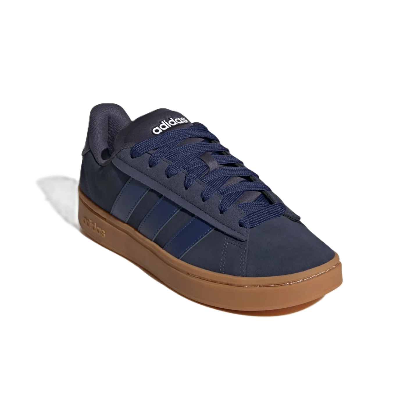 Adidas Men's Navy Grand Court Alpha Chunky Sneakers, JQ3008