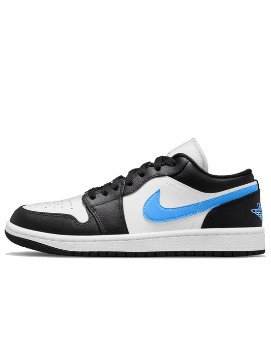 Jordan 1 low	Black University Blue White (W)