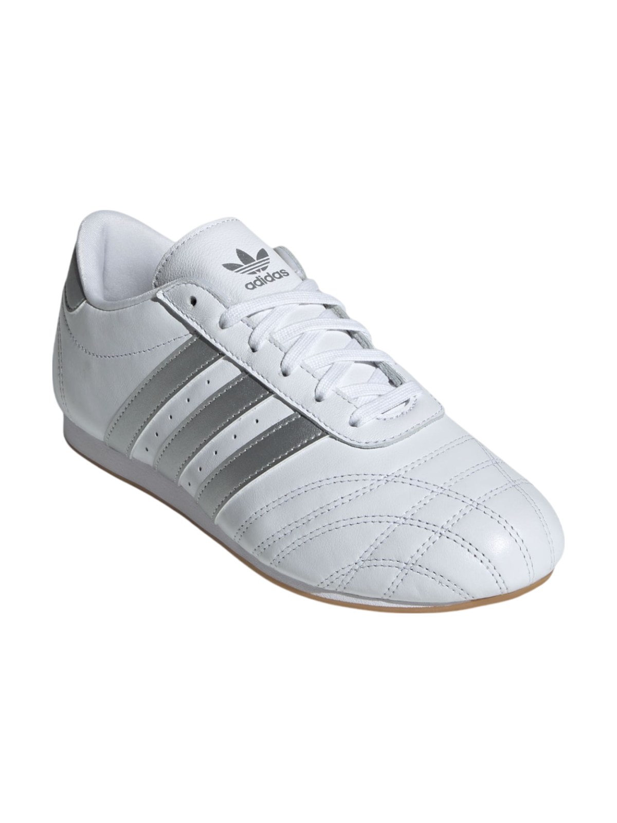 Adidas Originals Women's White/Silver Taekwondo Lace Sneakers, JS1192