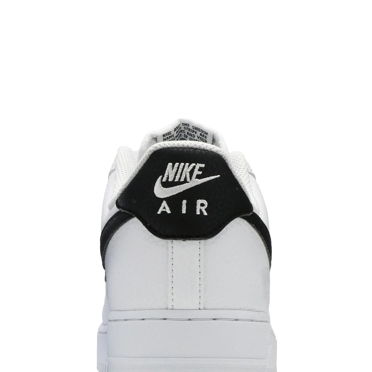 Nike Air Force 1 Low '07 'White Black Pebbled Leather' (2021)