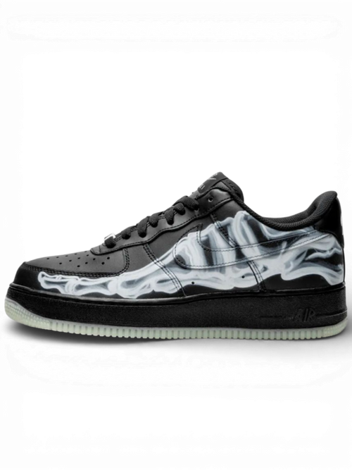 Nike Air Force 1 Low Black Skeleton Halloween (2019)