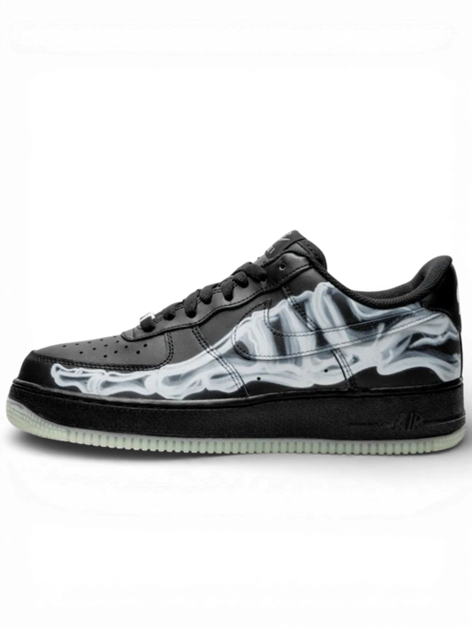 Nike Air Force 1 Low Black Skeleton Halloween (2019)