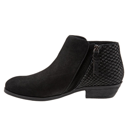 Softwalk Rocklin S1457-030 Womens Black Narrow Ankle & Booties Boots