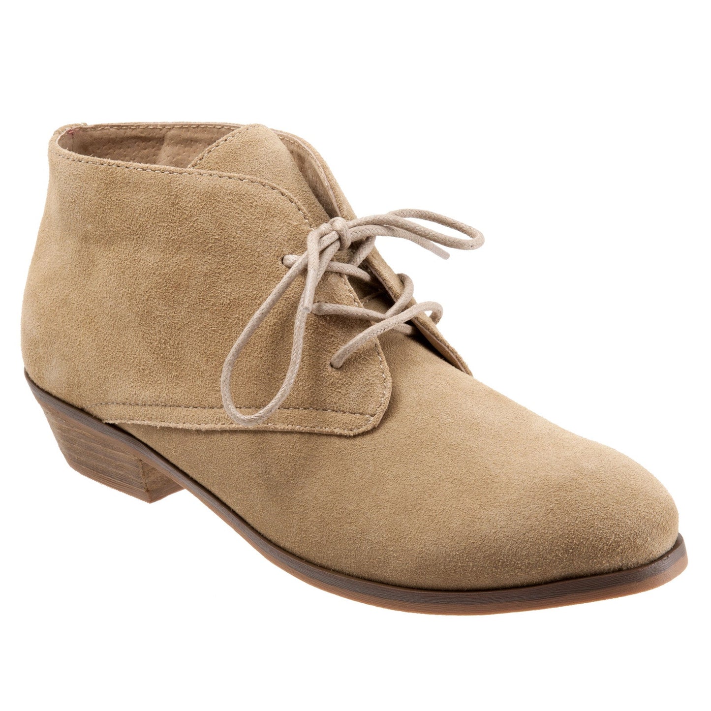 Softwalk Ramsey S1659-234 Womens Brown Narrow Leather Ankle & Booties Boots