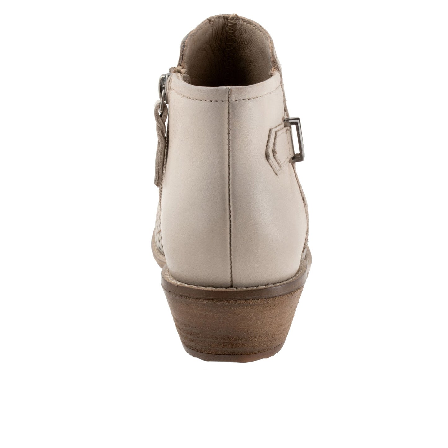 Softwalk Rimini Perf S2315-063 Womens Beige Leather Ankle & Booties Boots