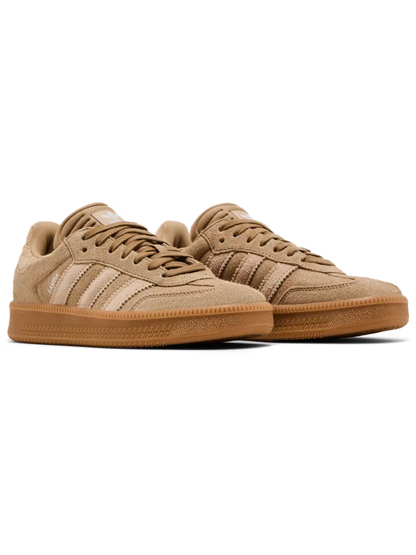 Adidas Originals Men's Samba Sneakers, Cardboard / Magic Beige / Gum, JI3196