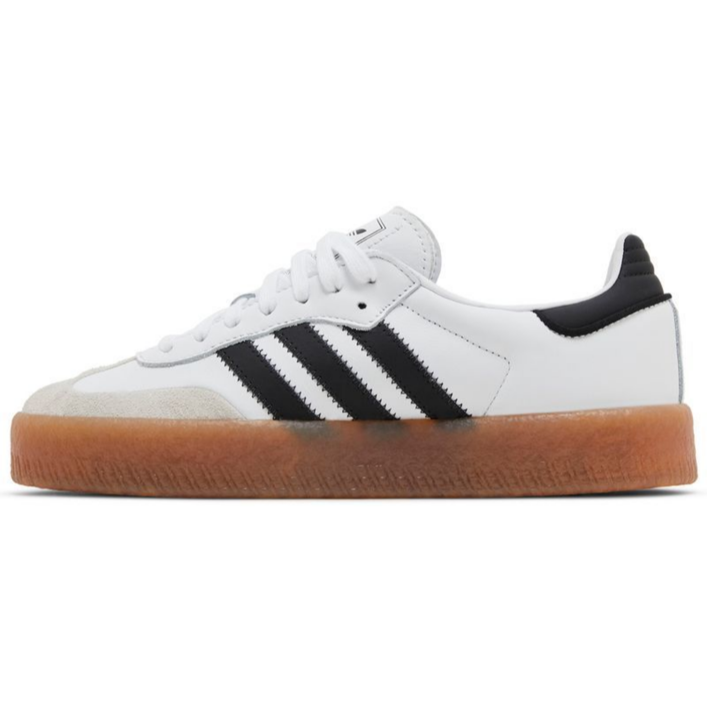 Adidas Originals Women's White/Black/Gum Sambae Sneakers, JI1349 (Damaged Box)