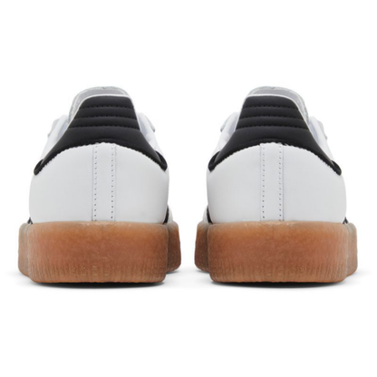 Adidas Originals Women's White/Black/Gum Sambae Sneakers, JI1349 (Damaged Box)