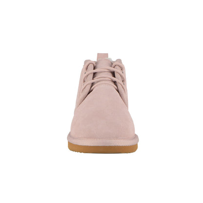 Lugz Sequoia WSEQUOS-685 Womens Pink Suede Lace Up Chukkas Slippers Shoes